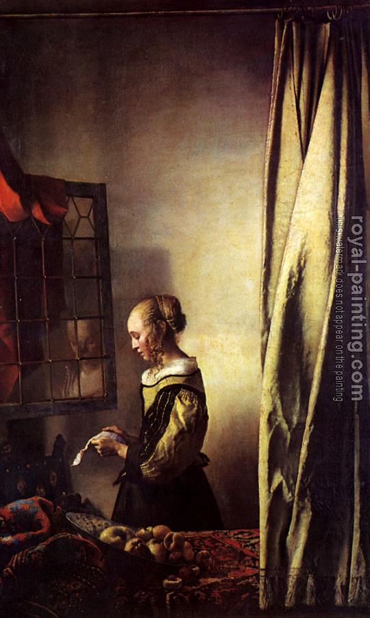 Johannes Vermeer : Girl Reading a Letter at an Open Window